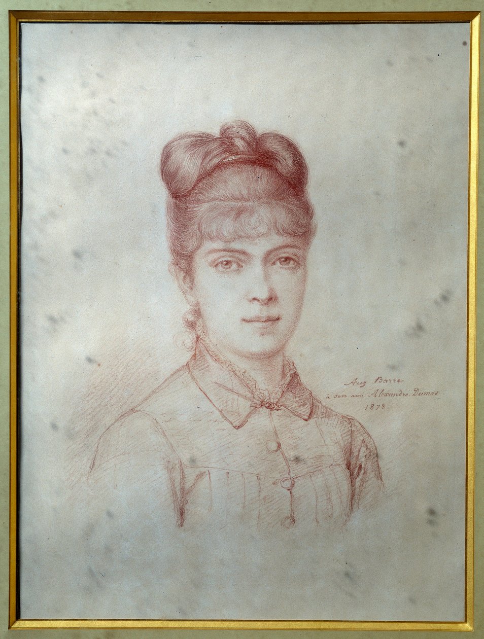 Retrato de Marie Alexandrine Henriette Dumas Davy de la Pailleterie, llamada Colette (1860-1907), hija de Alexandre Dumas Jr. de Unknown artist