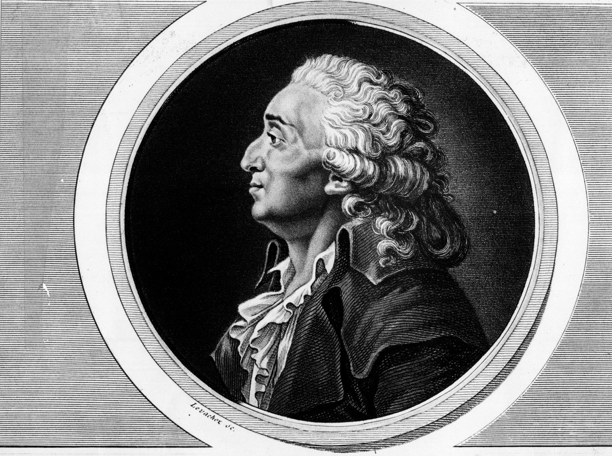Retrato de Marie Jean Antoine Nicolas de Caritat, Marqués de Condorcet (1743-1793), diputado en la Convención Nacional y filósofo. Grabado en “Colección completa de pinturas históricas de la revolución francesa, en tres volúmenes.” 1804 de Unknown artist