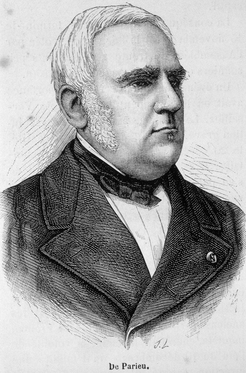 Retrato de Marie Louis Esquirou de Parieu, político francés (1815 - 1893) de Unknown artist