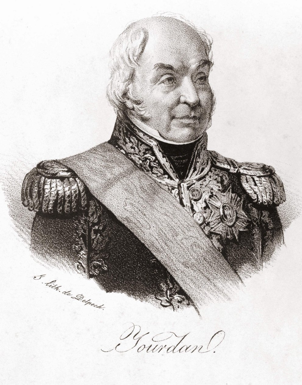Retrato del Mariscal Jean Baptiste Jourdan (1762-1833). de Unknown artist