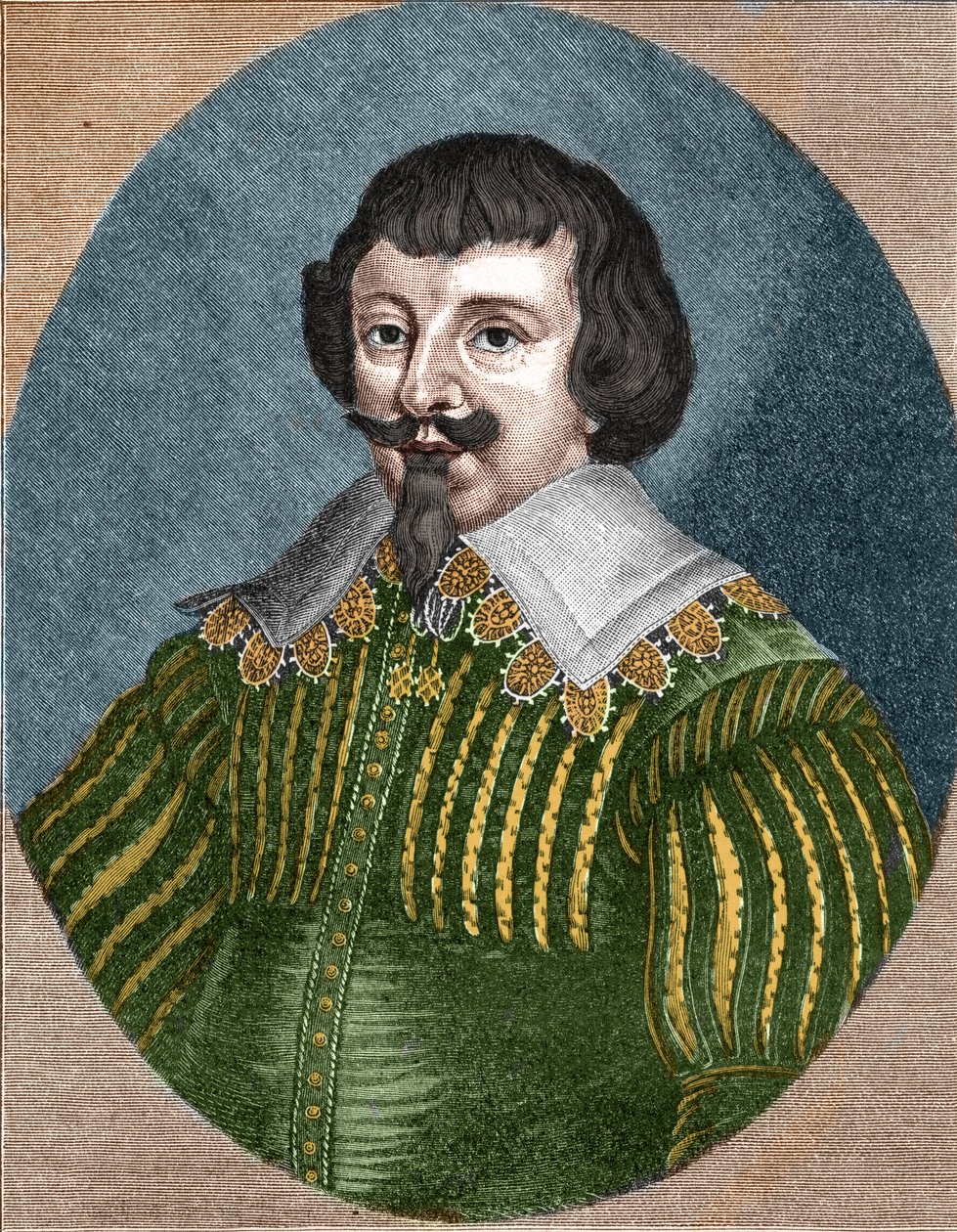 Retrato de Martin Opitz (Martinus Opitius) (1597-1639), padre de la poesía alemana. de Unknown artist