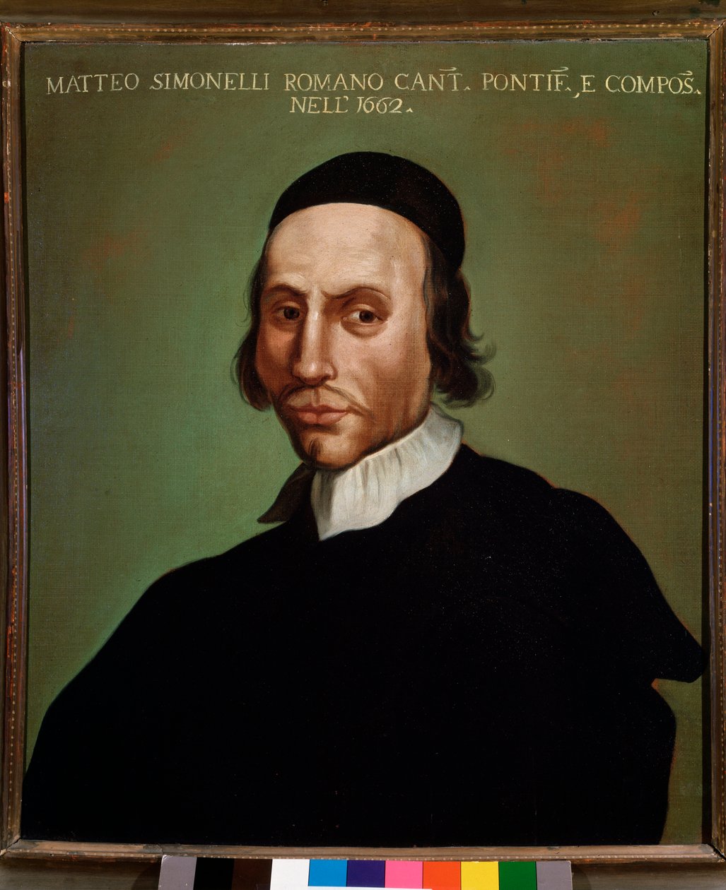Retrato de Matteo Simonelli (1618-1696) compositor italiano de Unknown artist