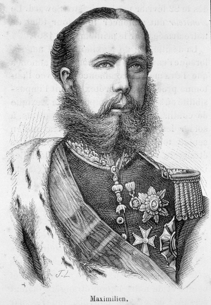 Retrato de Maximiliano I de México o Fernando Maximiliano José, Príncipe Imperial y Archiduque de Austria, Príncipe Real de Hungría y Bohemia (1832- 1867) de Unknown artist