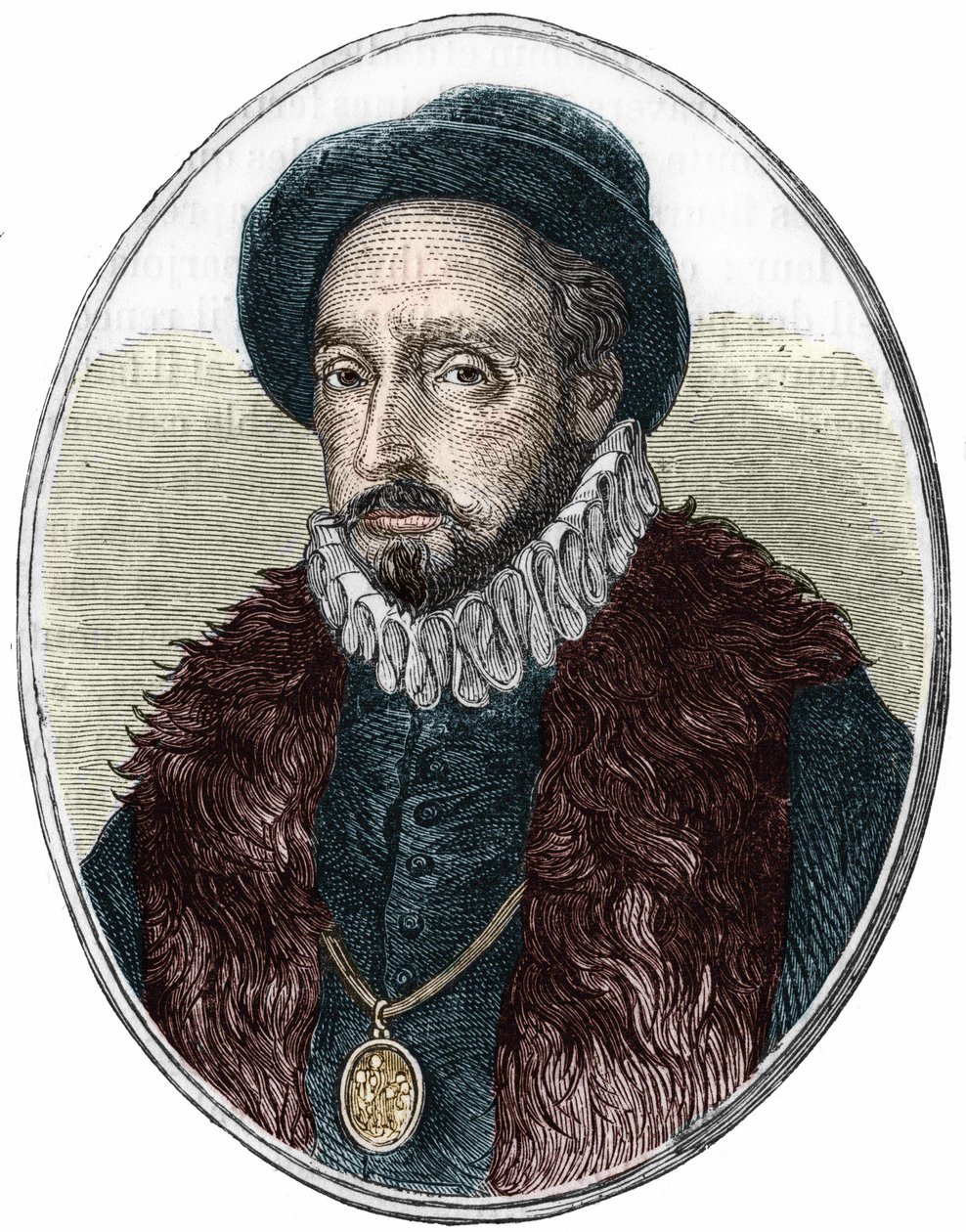 Retrato de Michel de Montaigne (1533-1592), escritor francés de Unknown artist