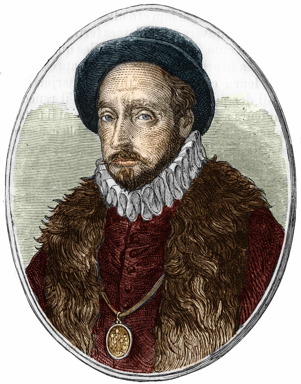 Retrato de Michel de Montaigne (1533-1592), escritor francés. de Unknown artist