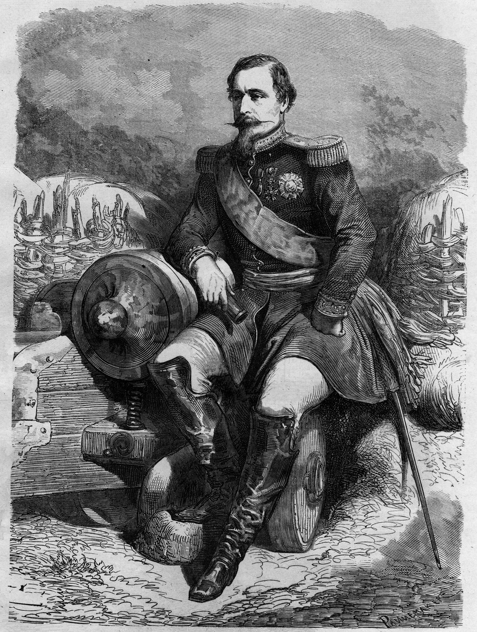 Retrato de Napoleón III (1808-1873), Emperador de los franceses. de Unknown artist