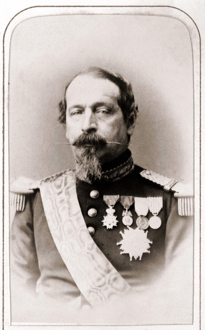 Retrato de Napoleón III. Fotografía del siglo XIX de Unknown artist