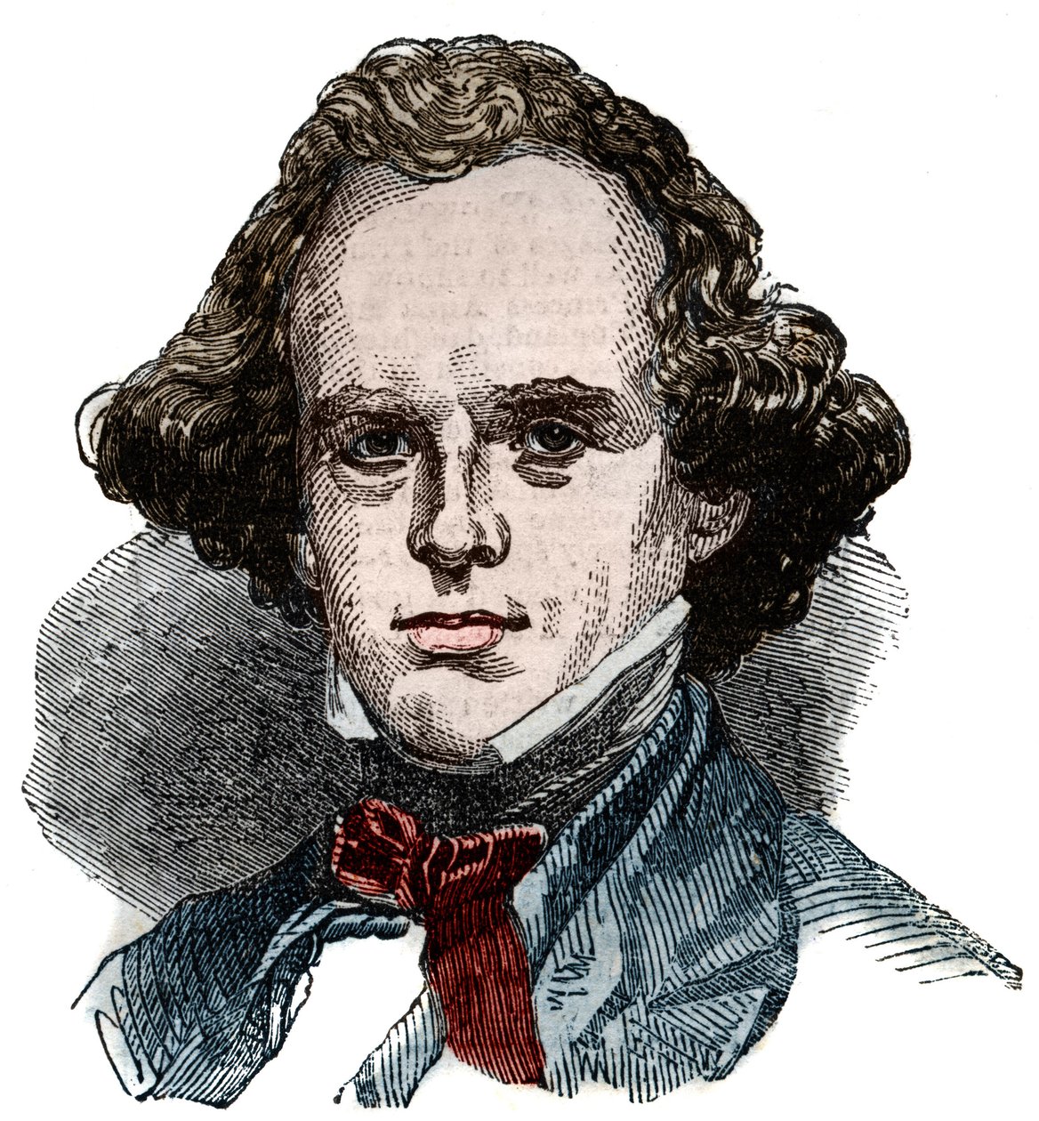Retrato de Nathaniel Hawthorne (1804-1864), escritor estadounidense de Unknown artist
