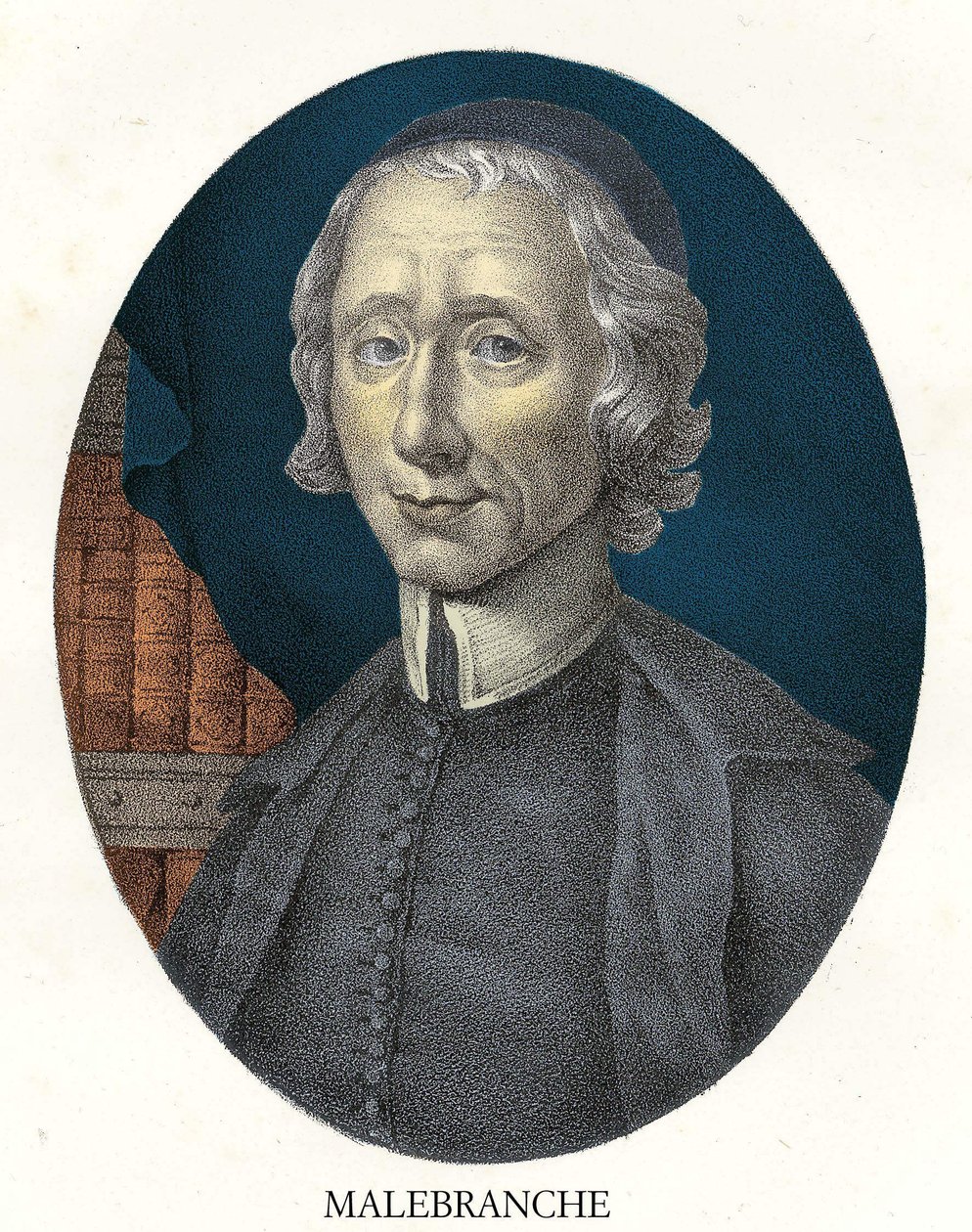 Retrato de Nicolas Malebranche (1638-1715) filósofo y teólogo francés. de Unknown artist