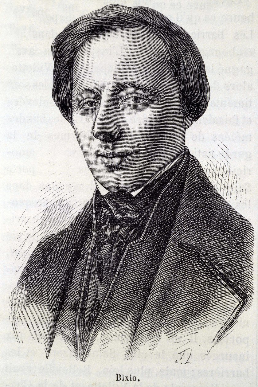 Retrato de Nino Bixio (1821-1873), militar y político italiano de Unknown artist