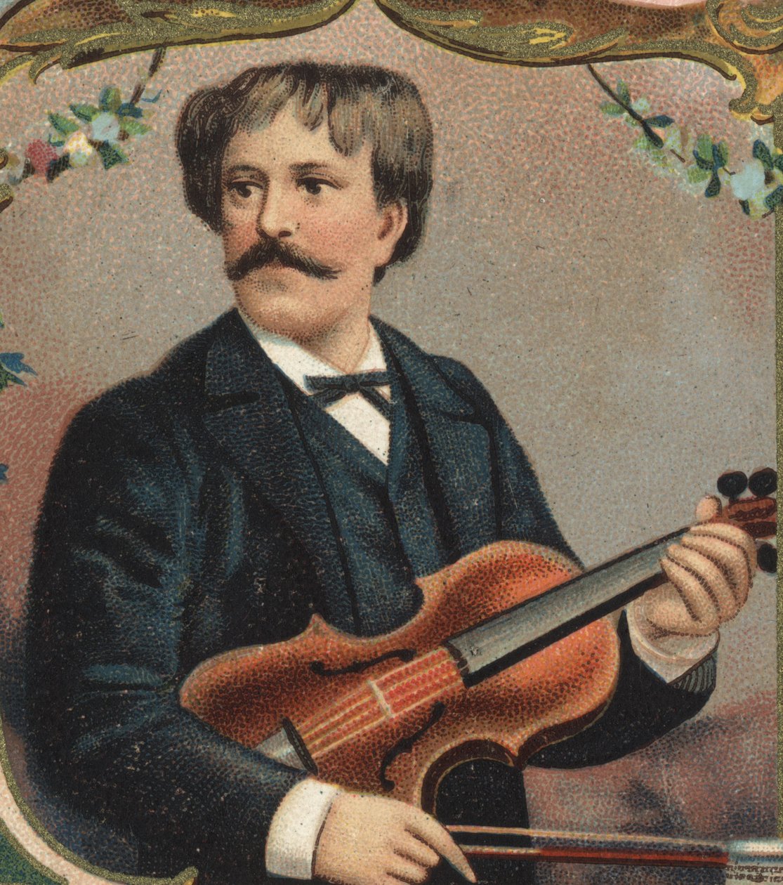 Retrato de Pablo de Sarasate (1844-1908), con su nombre completo Pablo Martín Melitón de Sarasate y Navascués, violinista y compositor español de Unknown artist