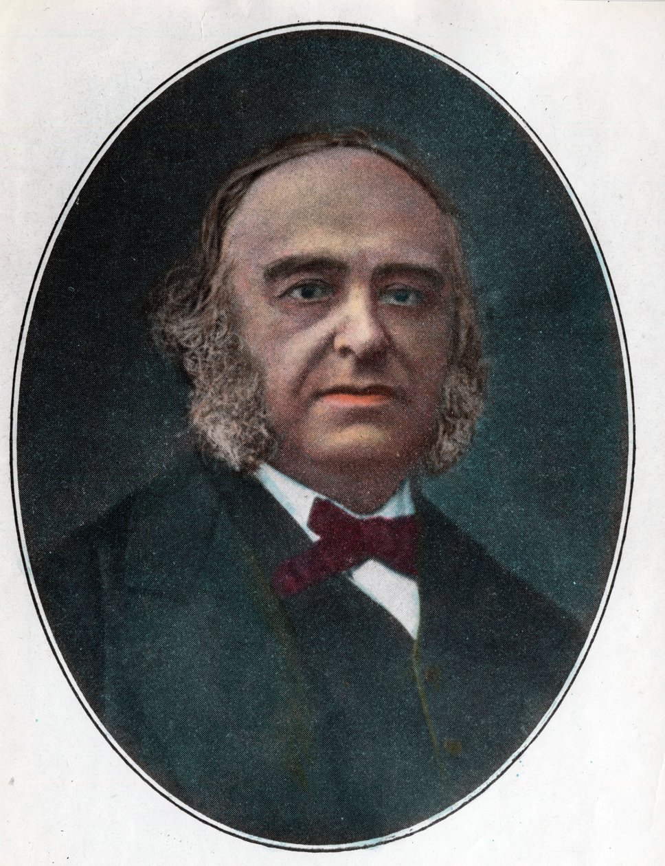Retrato de Paul Broca, cirujano francés. Grabado del siglo XIX ...