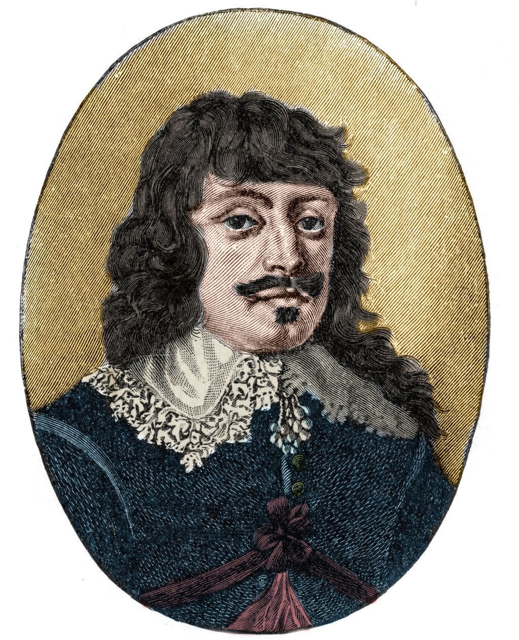 Retrato de Paul Fleming, poeta alemán (1609-1640). de Unknown artist