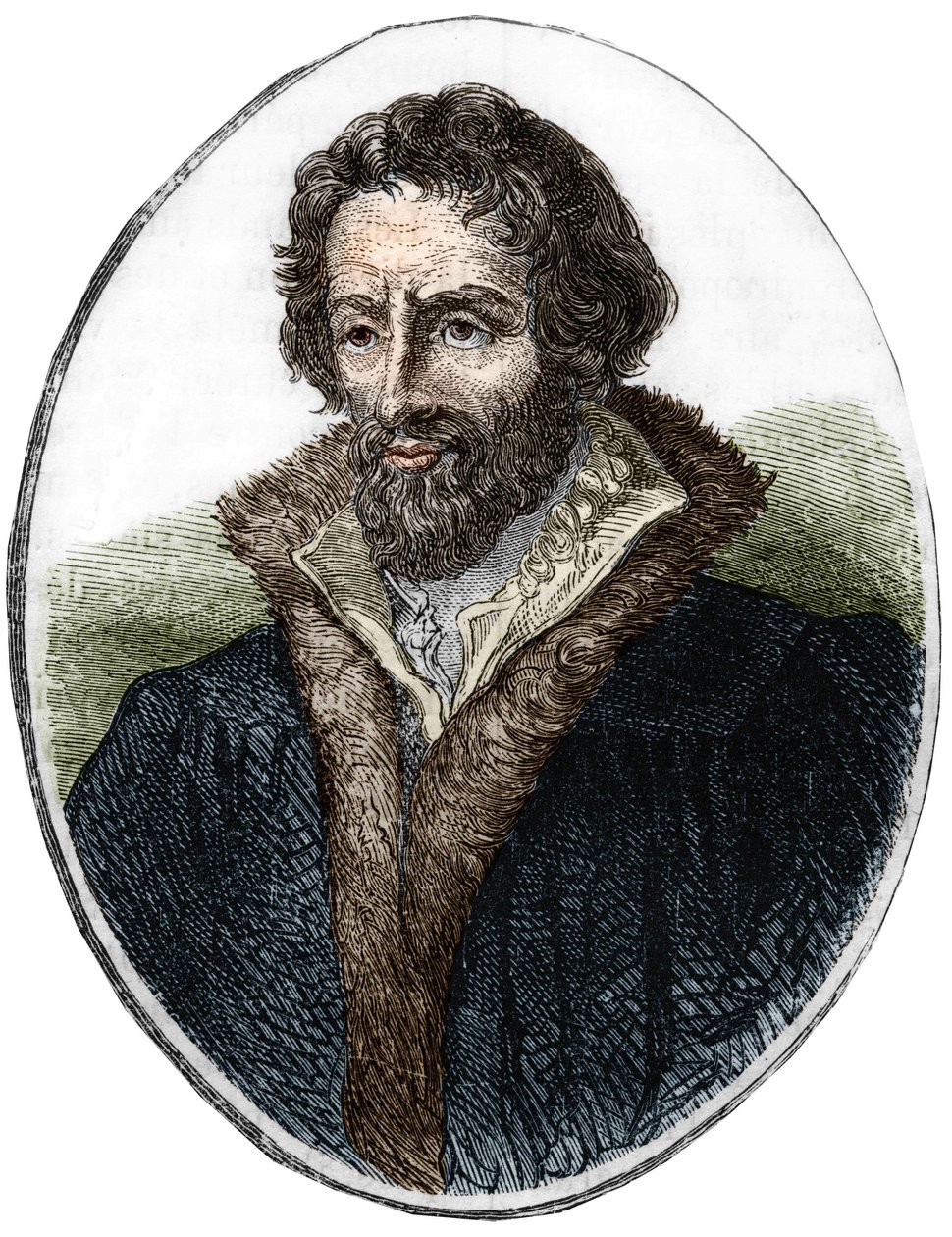 Retrato de Philipp Melanchton (Melanchthon) (1497-1560), reformador religioso alemán. Grabado del siglo XIX de Unknown artist