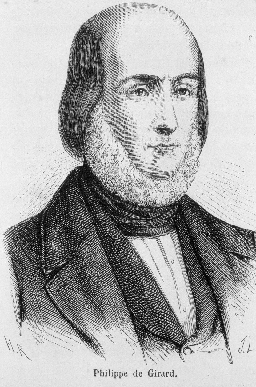 Retrato de Philippe de Girard, inventor e industrial francés (1775 - 1845) de Unknown artist