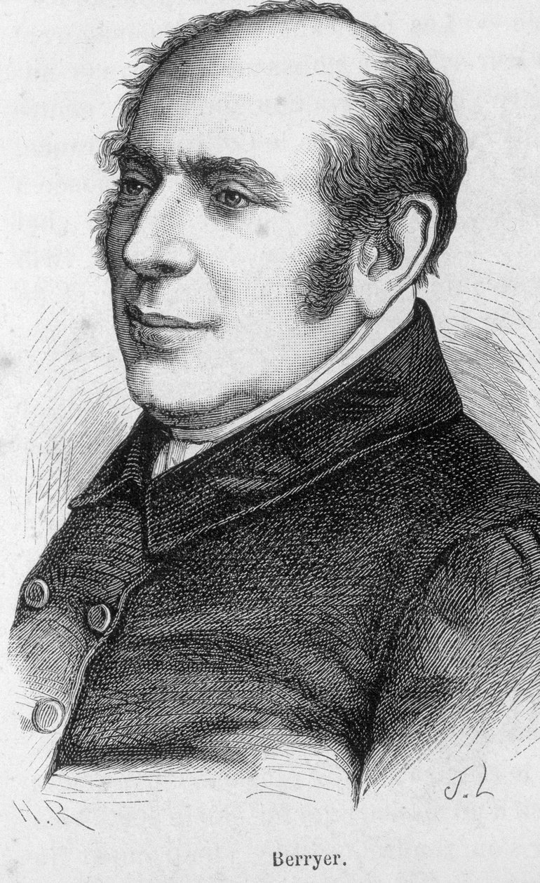 Retrato de Pierre Antoine (Pierre-Antoine) Berryer (1790-1868) (Berryer fils), abogado y político francés de Unknown artist