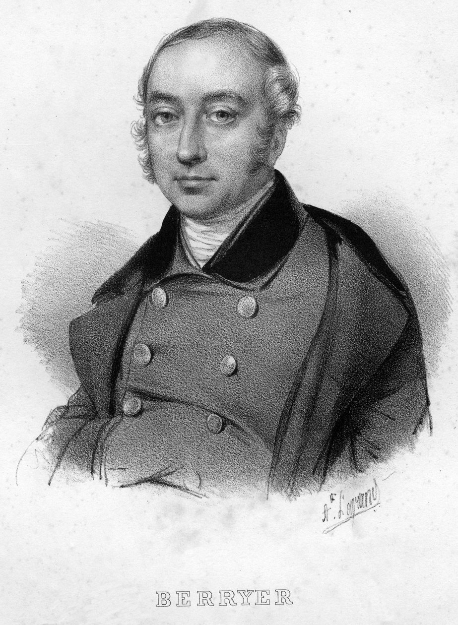 Retrato de Pierre Antoine Berryer (1790-1868), abogado y político francés de Unknown artist