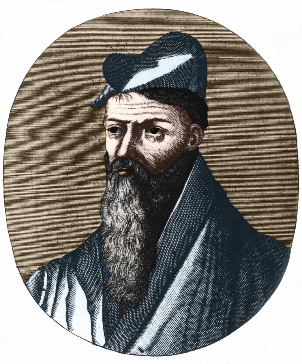 Retrato de Pierre Belon 1517-1564. Naturalista y médico francés. Colección particular. de Unknown artist