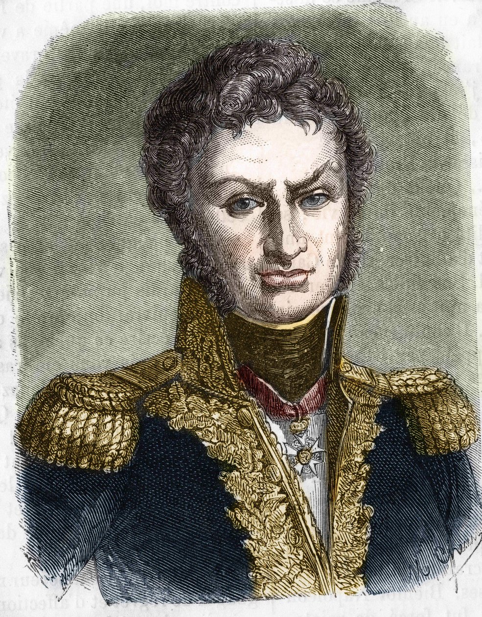 Retrato de Pierre Cambronne (1770-1842), general francés. de Unknown artist