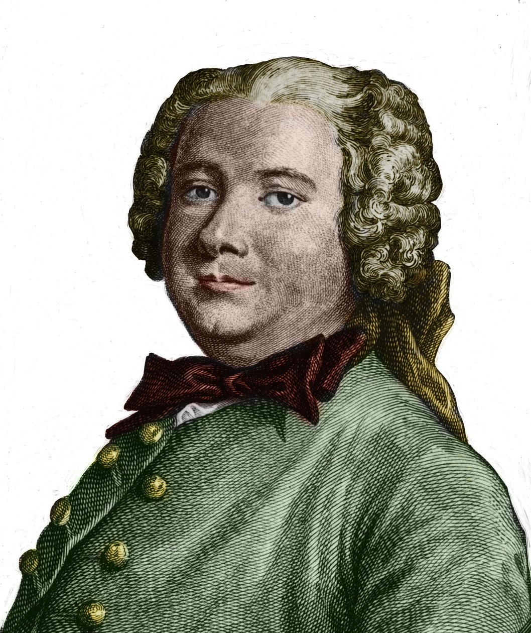 Retrato de Pierre Carlet de Chamblain de Marivaux (1688-1763), dramaturgo. de Unknown artist