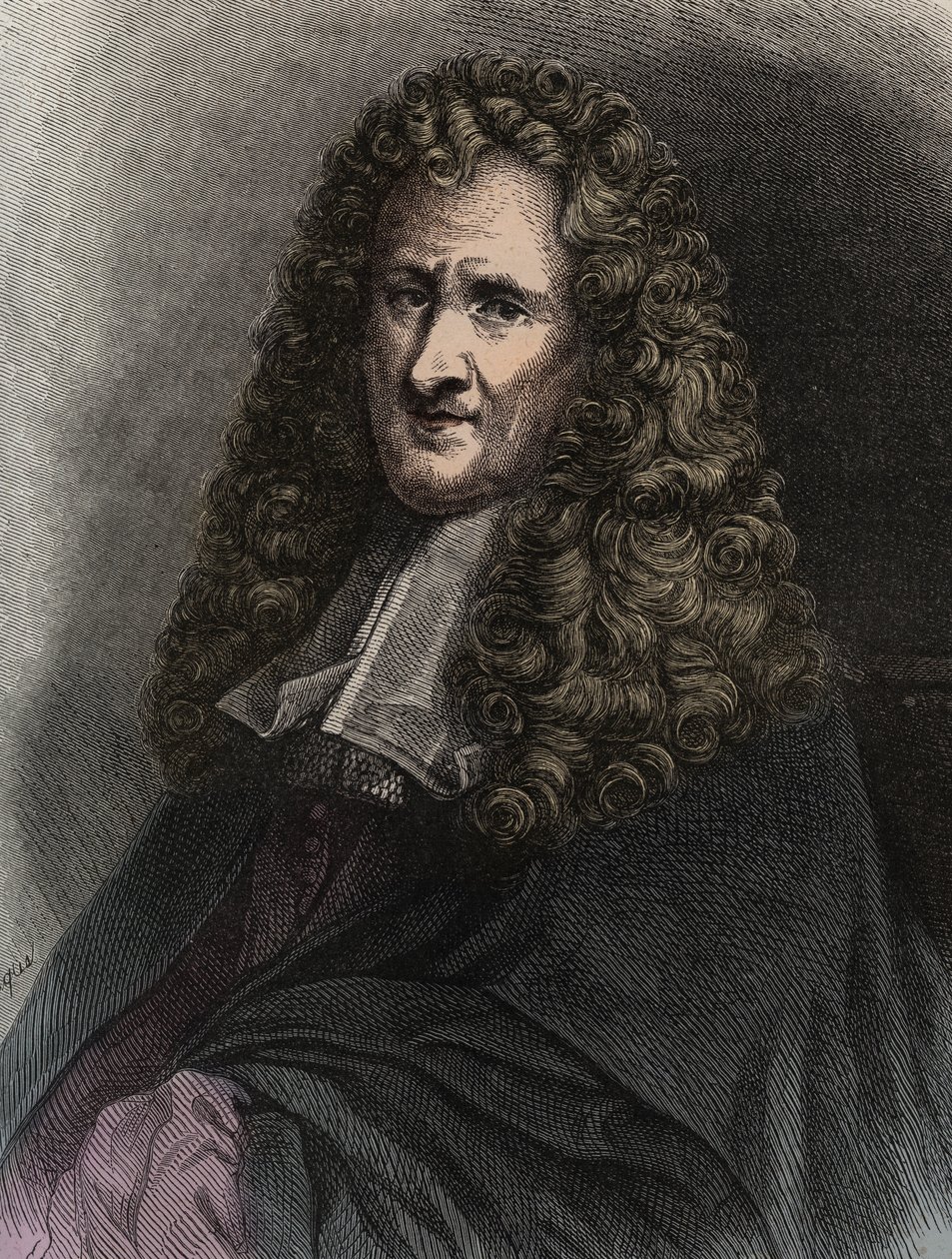 Retrato de Pierre Corneille (1606-1684), dramaturgo inglés de Unknown artist