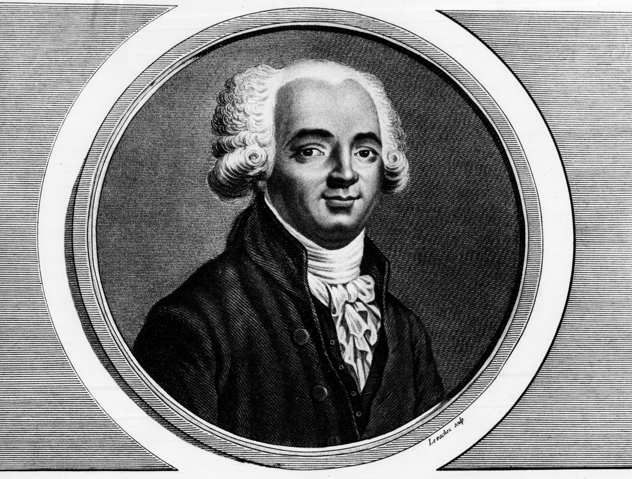 Retrato de Pierre Louis Manuel (1751-1793) diputado del Sena en la Convención Nacional. Grabado en “Colección completa de pinturas históricas de la revolución francesa, en tres volúmenes.” 1804 de Unknown artist