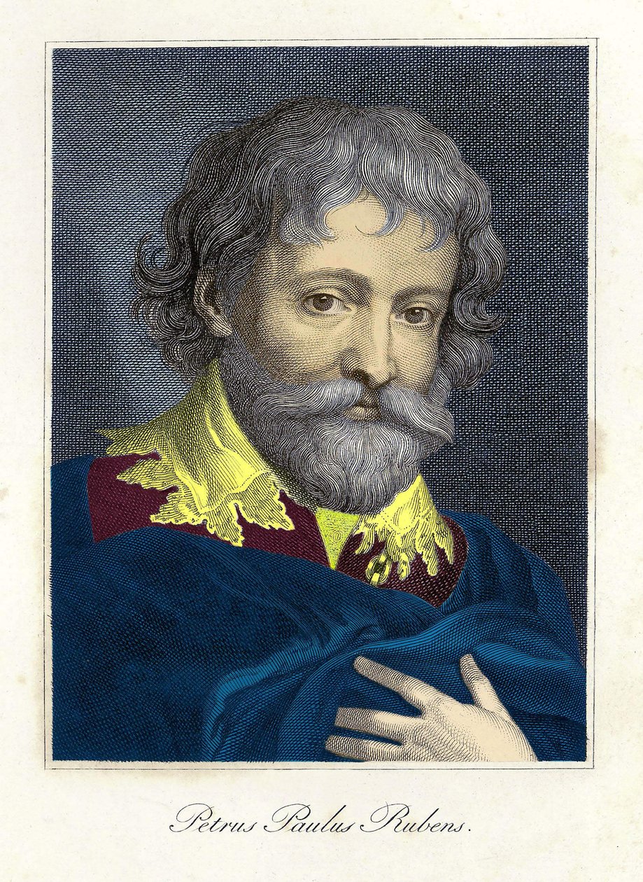 Retrato de Pierre Paul Rubens (1577-1640), pintor y dibujante flamenco de Unknown artist