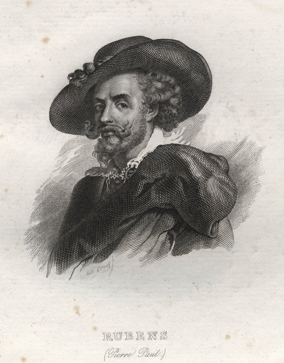Retrato de Pierre Paul Rubens (1577-1640) de Unknown artist