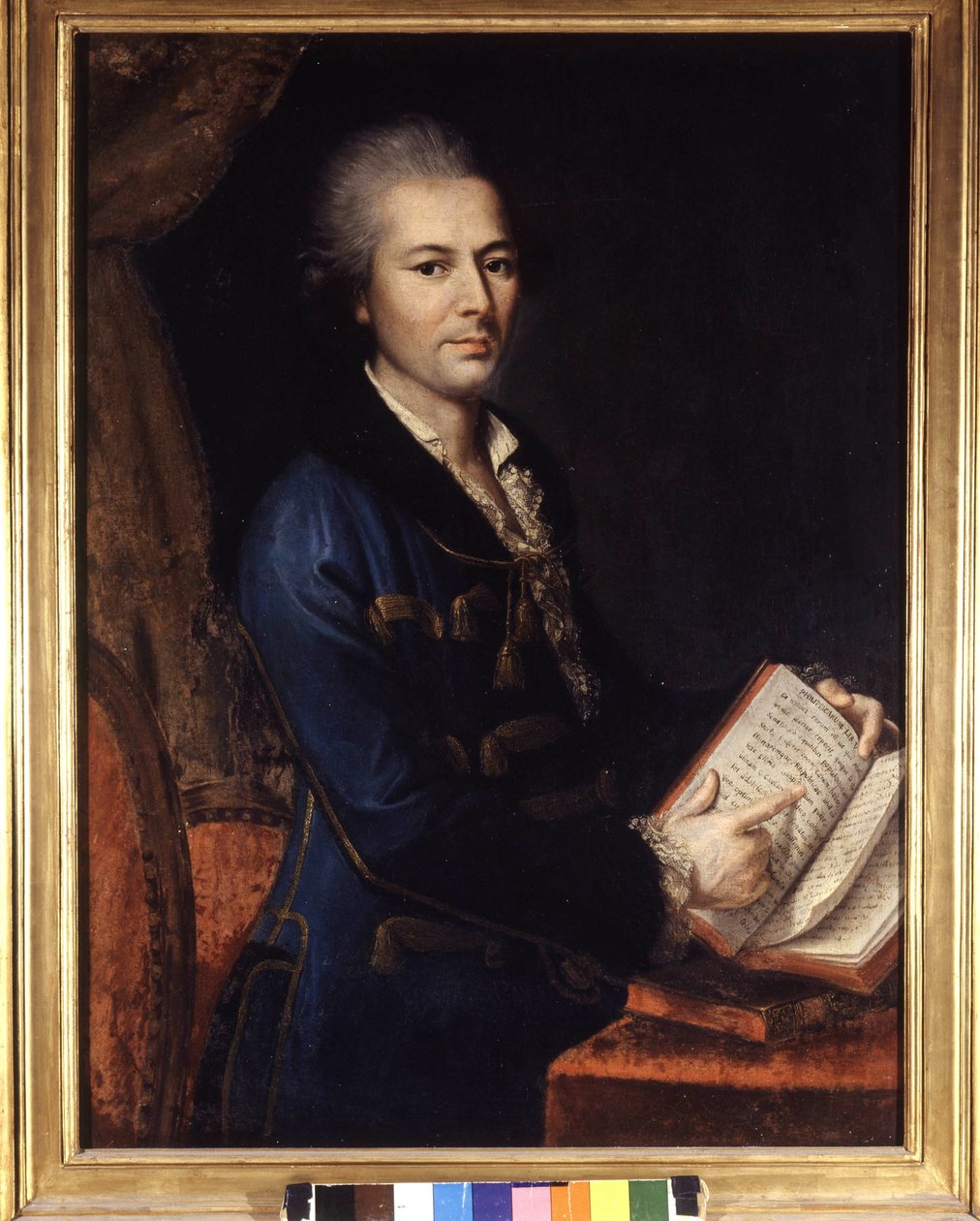 Retrato de Pietro Verri (1728 - 1797). Pintura anónima. Siglo XVIII o XIX. Museo de Milán de Unknown artist