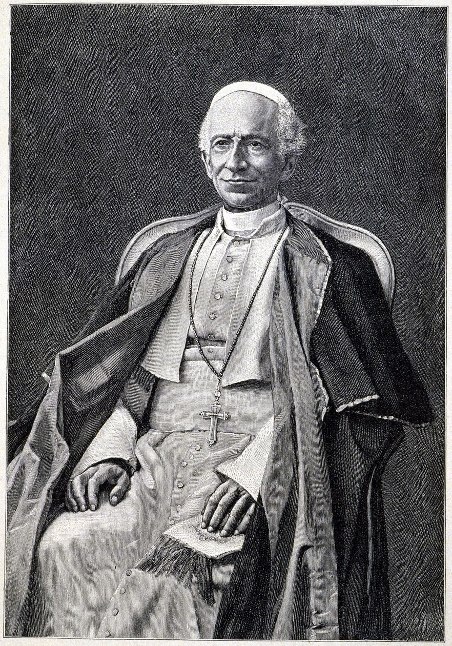 Retrato del Papa León XIII (1810-1903) de Unknown artist