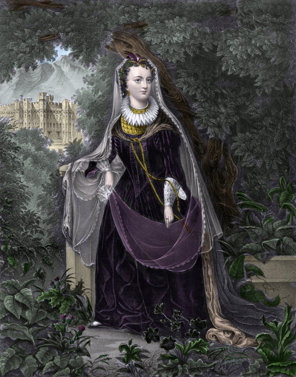 Retrato de la reina María I Estuardo de Unknown