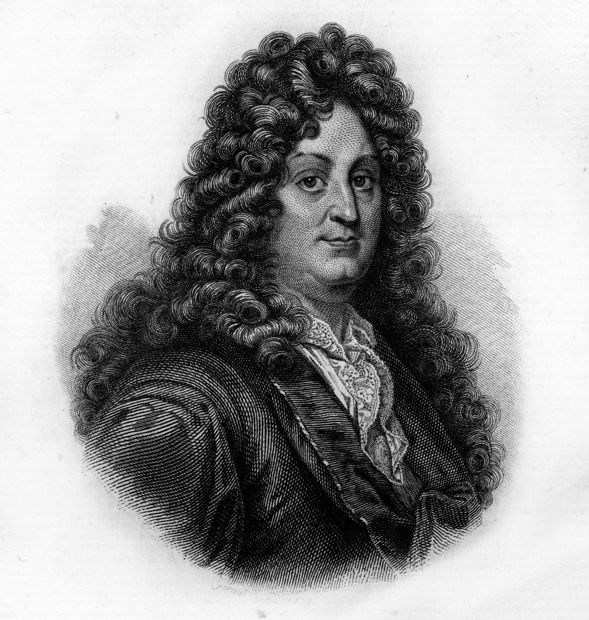 Retrato de Racine, grabado del siglo XIX de Unknown artist