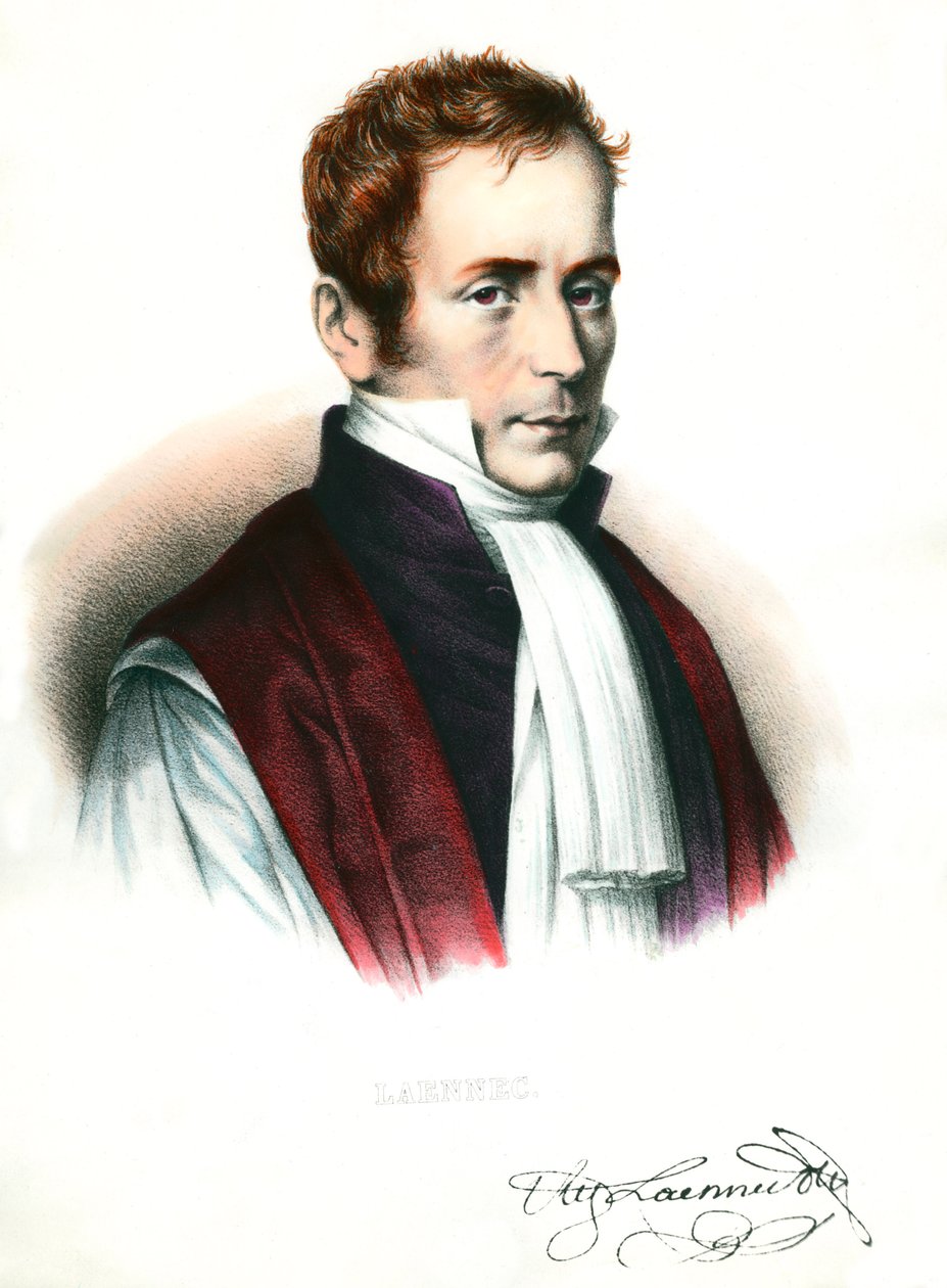 Retrato de René Laennec de Unknown artist