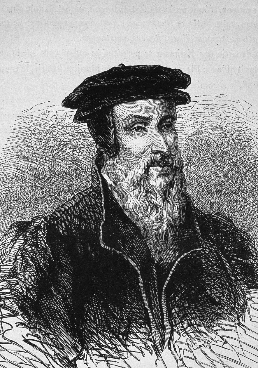 Retrato de Robert Estienne (1503 - 1559), impresor francés. de Unknown artist