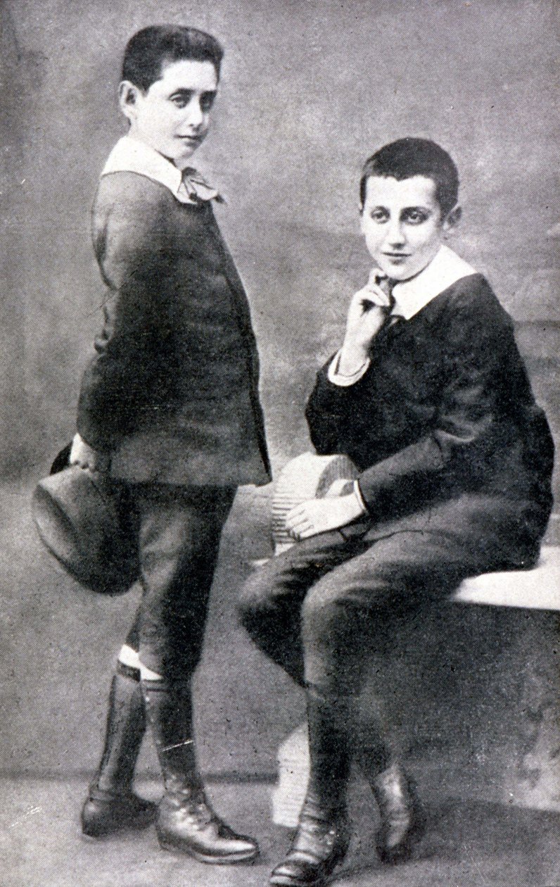 Retrato de Robert y Marcel Proust, s.f. c. 1885. de Unknown artist