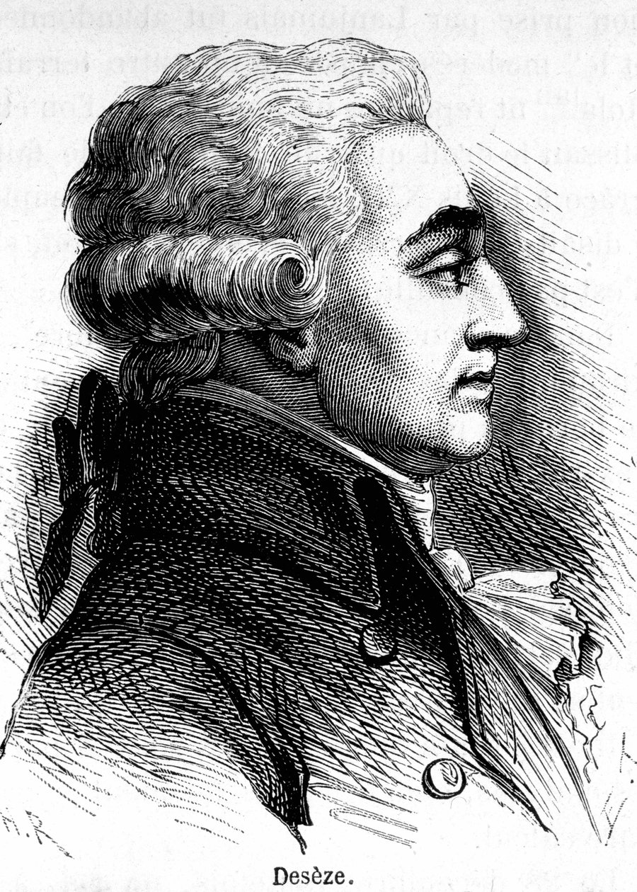 Retrato de Romain Deseze o De Seze (1748-1828), abogado de Luis XVI durante su juicio. de Unknown artist