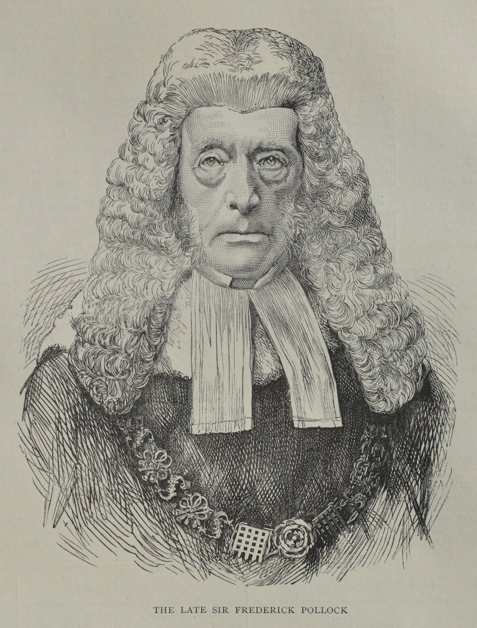 Retrato de Sir Federick Pollock de Unknown artist