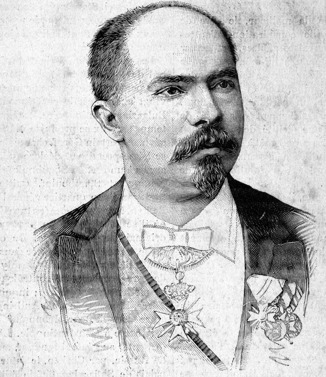 Retrato de Stamboulof (o Stamboulov) de Unknown artist