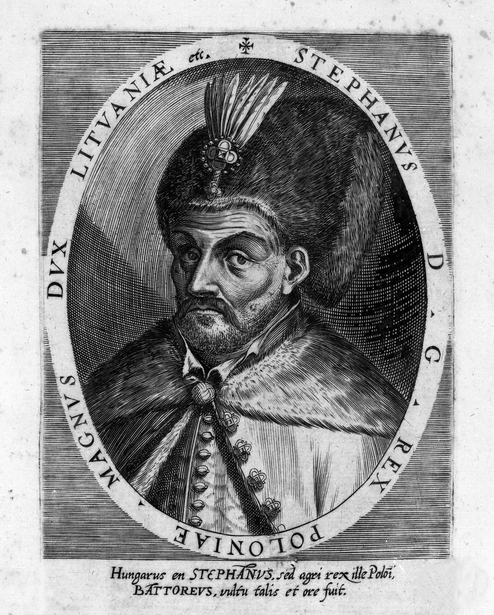 Retrato de Esteban I Báthory (1533-1586), Príncipe de Transilvania y Rey de Polonia de Unknown artist
