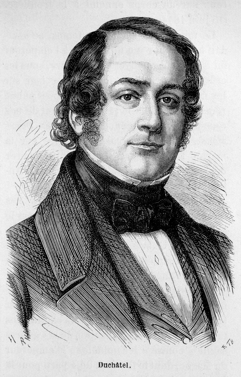 Retrato de Tanneguy Duchatel (1803-1867), político francés de Unknown artist