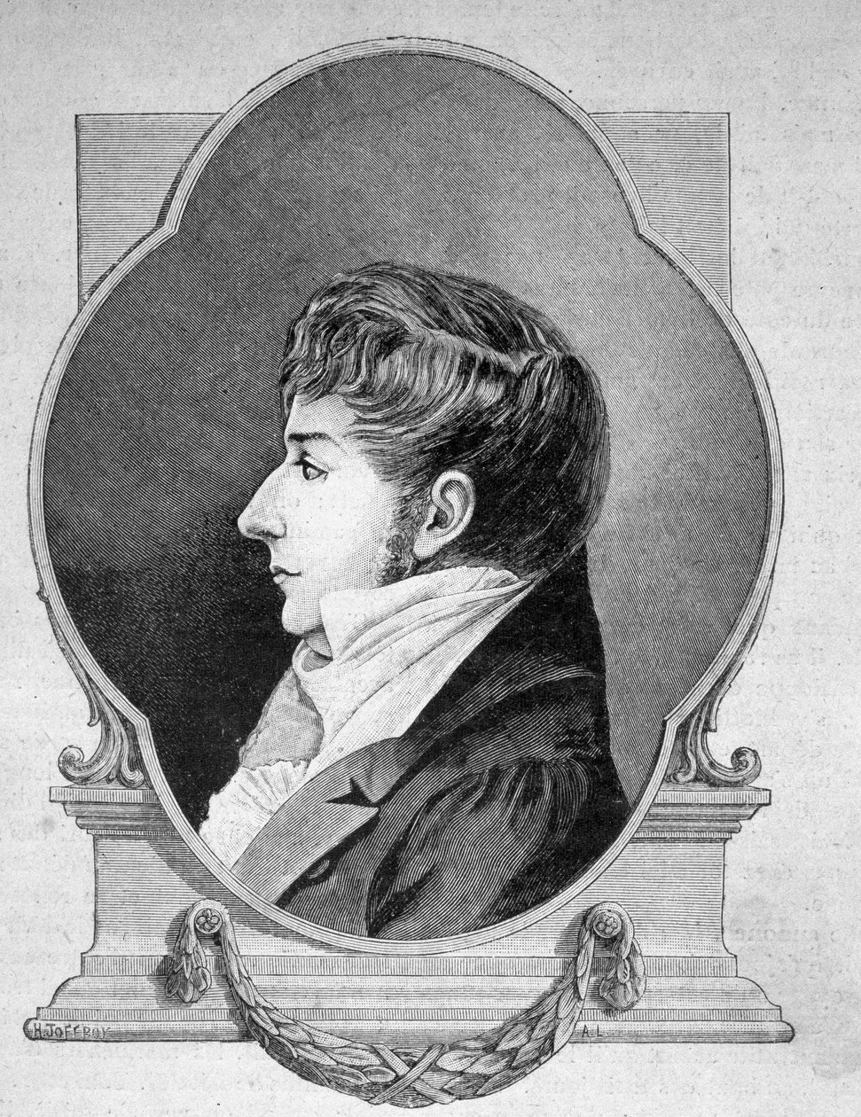 Retrato de Tom Souville, corsario calaisiano (1777 - 1839) - en “Los Contemporáneos”, n.d. finales del siglo XIX. de Unknown artist