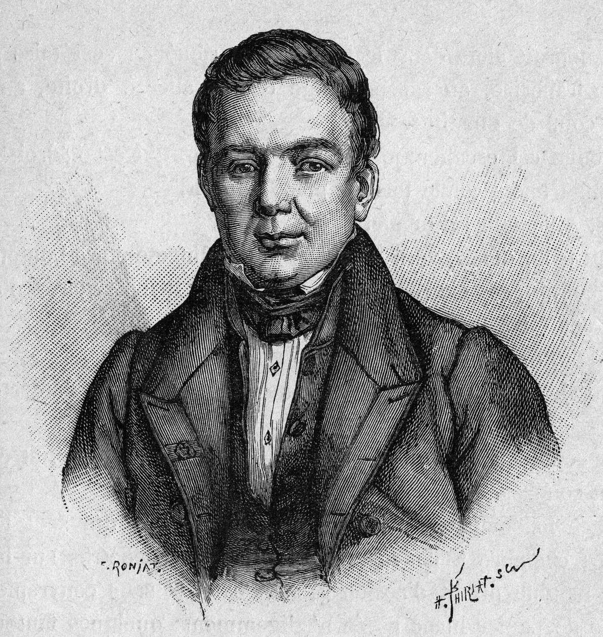 Retrato de Villemain, profesor y político francés (1790 - 1870) de Unknown artist