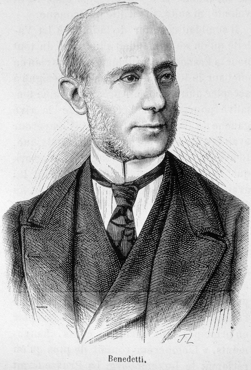 Retrato de Vincent Benedetti, diplomático francés (1817 - 1900) de Unknown artist