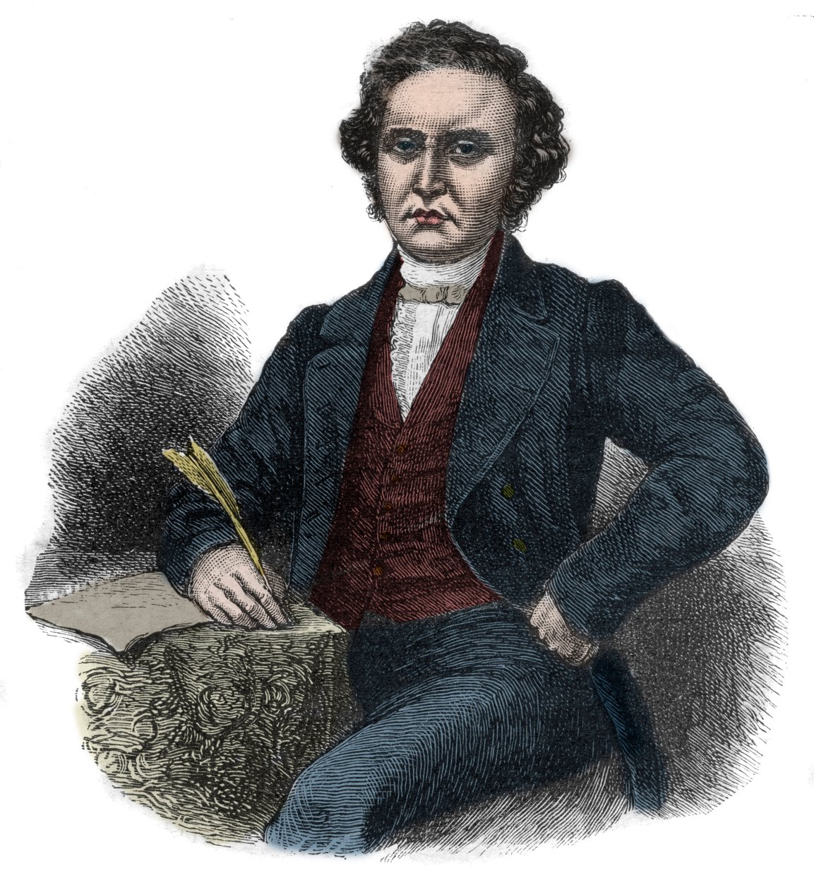 Retrato de William Symington (1764-1831) pionero escocés de la navegación a vapor de Unknown artist