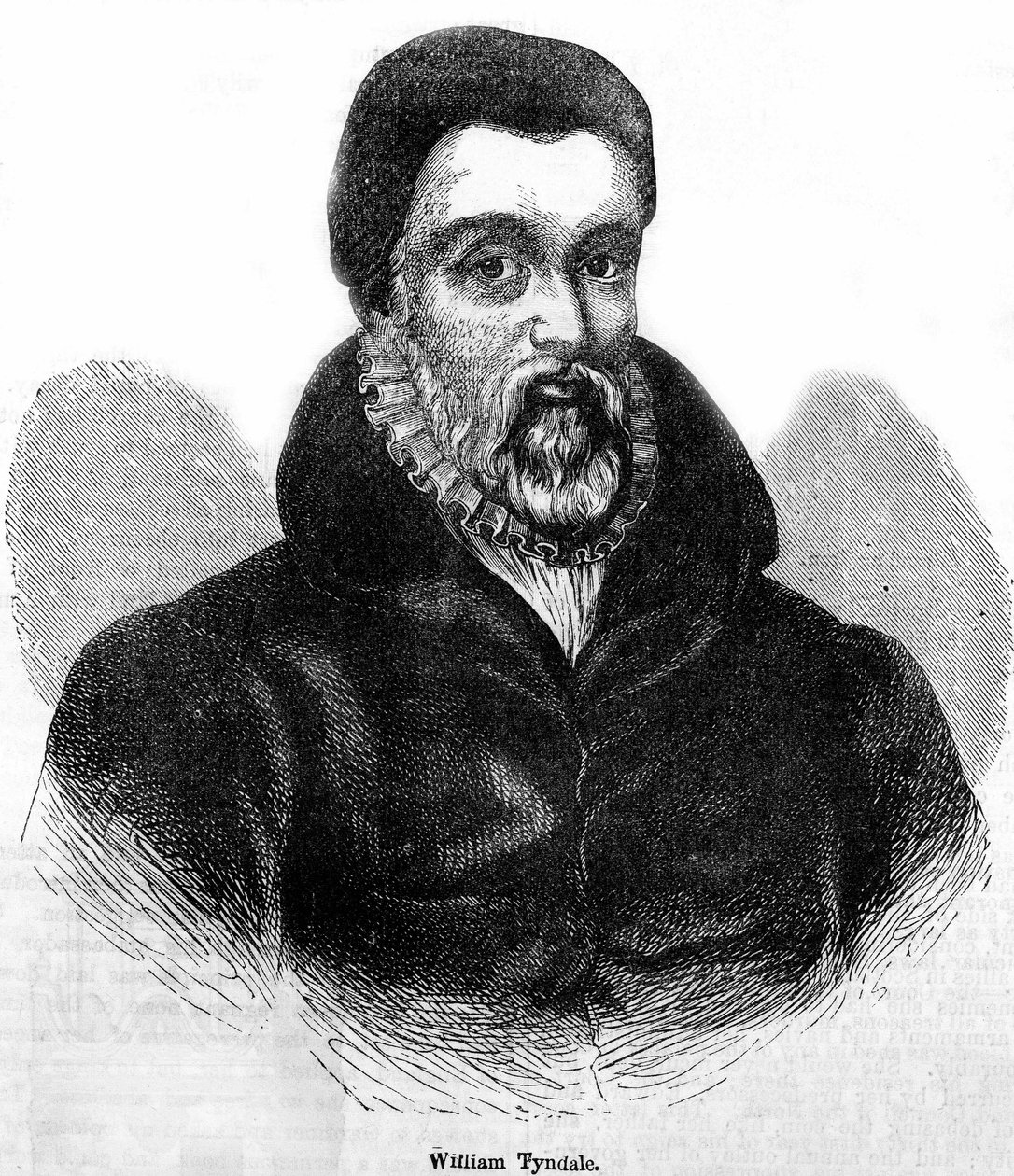 Retrato de William Tyndale (1494-1536), teólogo y traductor galés. de Unknown artist