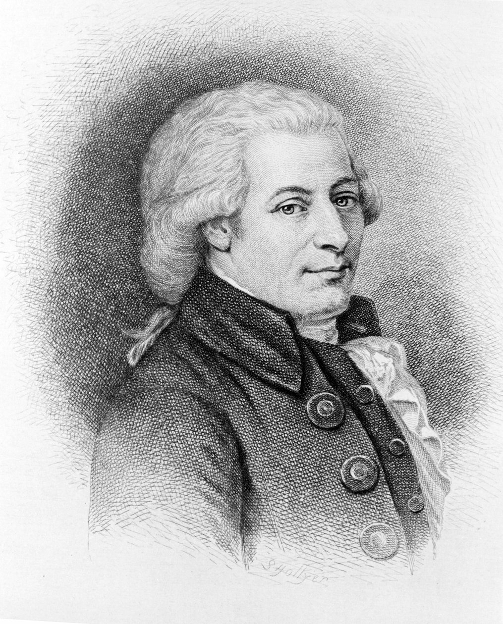 Retrato de Wolfgang Amadeus Mozart (1756 - 1791). de Unknown artist