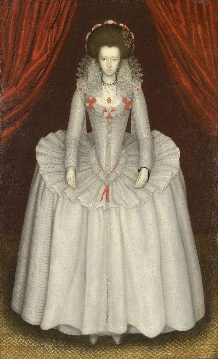 Retrato de una mujer, probablemente Ann Finch, Lady Twysden (1574-1638) de Unknown artist