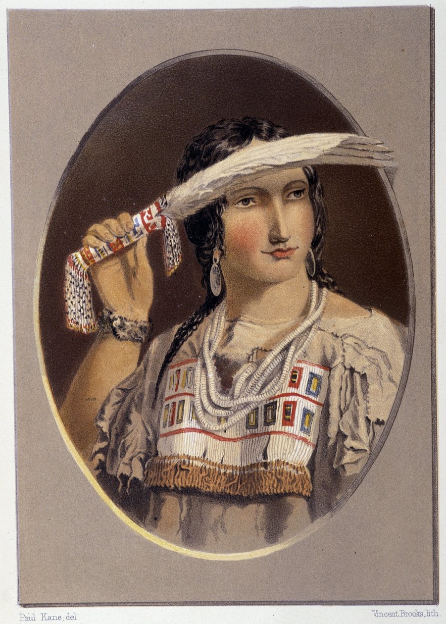 Retrato de un indio mestizo - en 