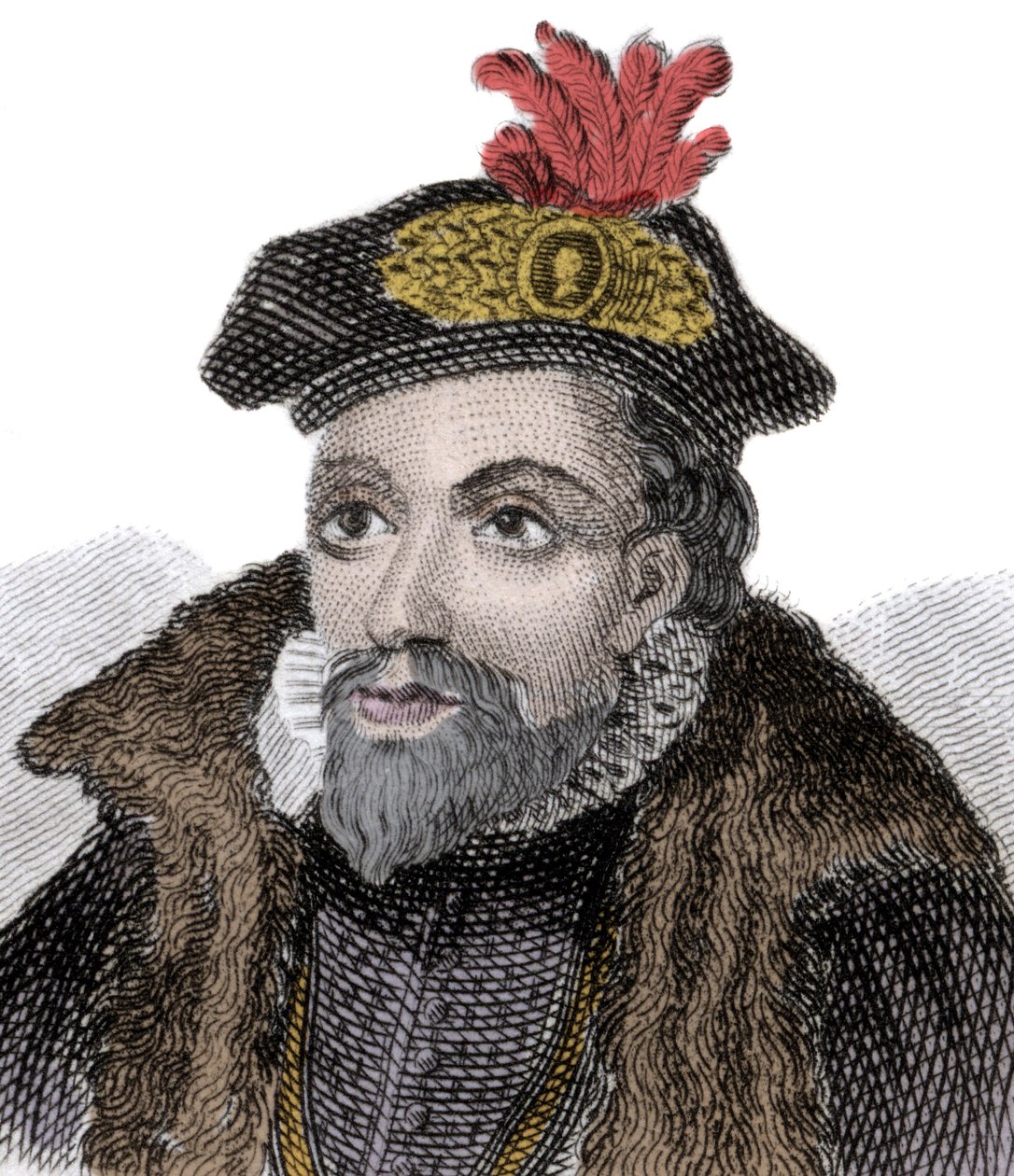 Retrato del Duque de Northumberland John Dudley (1501-1553) de Unknown artist