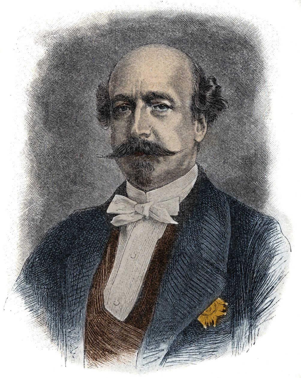 Retrato del financiero y político francés Charles de Morny, conocido como Conde de Morny (o Duque) (1811-1865) medio hermano de Napoleón III de Unknown artist